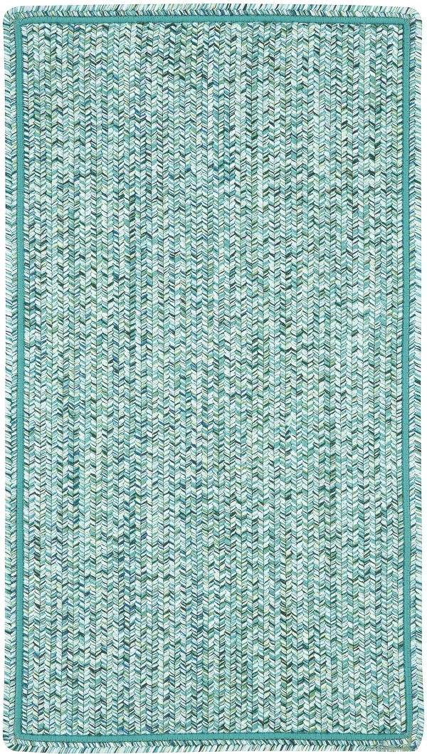 Capel Sea Pottery Blue Vertical Stripe Rectangle