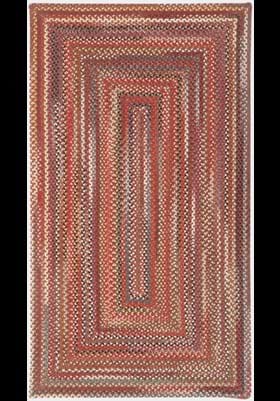 Capel Portland Red Concentric Rectangle