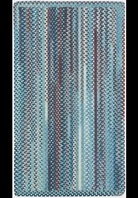 Capel Kill Devil Hill Blue Vertical Stripe Rectangle
