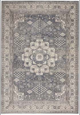 Nourison QUA07 Gray Ivory