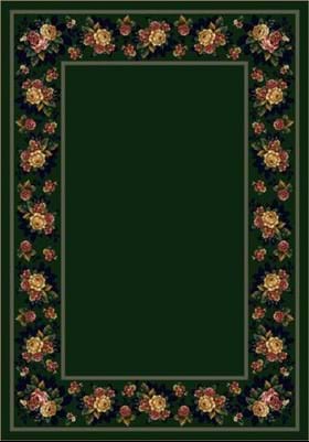 Milliken Floral Lace 8548 Emerald 11006