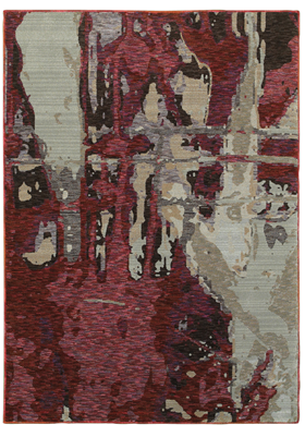 Oriental Weavers 8028B Red Beige
