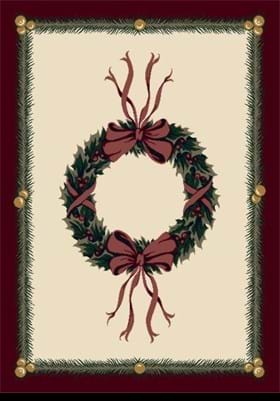 Milliken Holiday Wreath 4533 Sugarplum 550