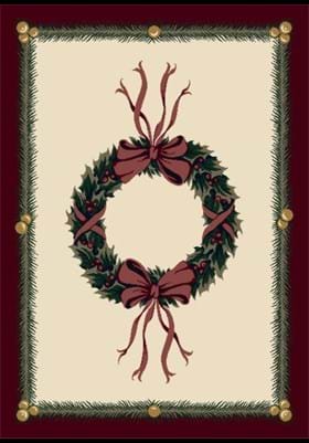 Milliken Holiday Wreath 4533 Sugarplum 550