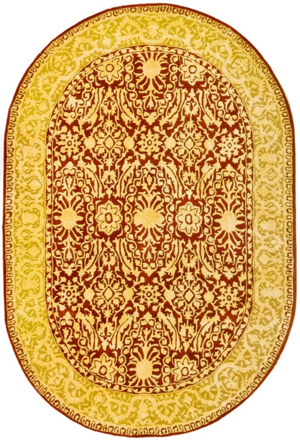 Safavieh SKR213G Maroon Ivory