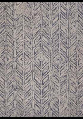 KAS Herringbone 1611 Blue Heather
