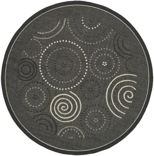 Safavieh CY1906 3908 Black Sand