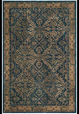 Safavieh AN583A Navy Ivory