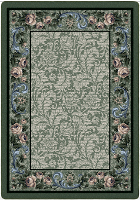 Milliken Rose Damask Peridot
