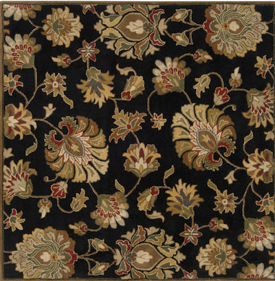 Surya CAE-1027 Black Tan