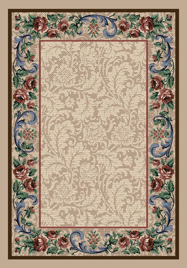 Milliken Rose Damask 7324 Pearl Mist 1000