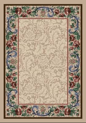 Milliken Rose Damask 7324 Pearl Mist 1000
