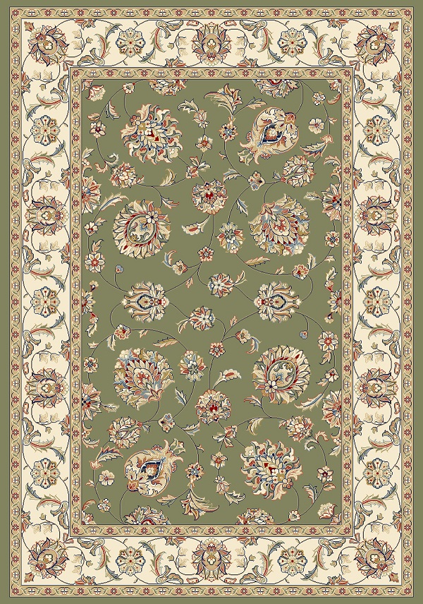 Dynamic Rugs 57365 4464 Green Ivory