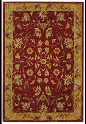 Safavieh AN526A Burgundy Gold