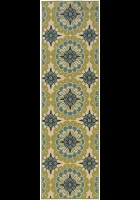 Oriental Weavers 8328W Green Ivory