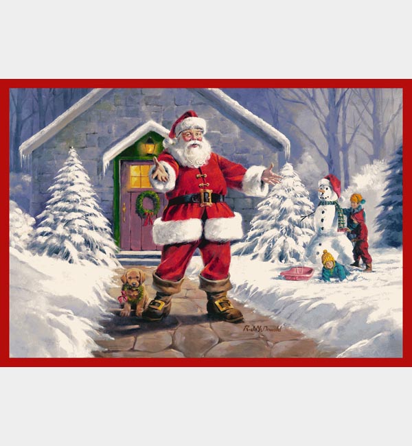 Milliken RJ McDonald 4533 Welcome Santa c2002