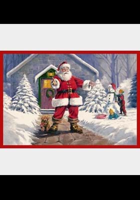 Milliken RJ McDonald 4533 Welcome Santa c2002