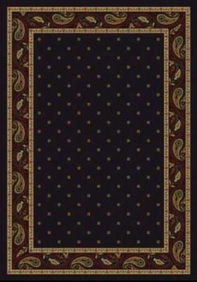 Milliken Paisley 7318 Onyx 13000