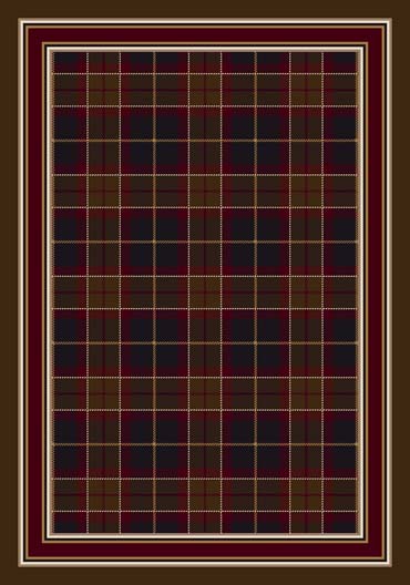 Milliken Magee Tartan 7323 Onyx Amber 5001