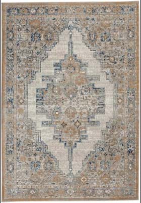 Nourison QUA09 Gray Light Blue