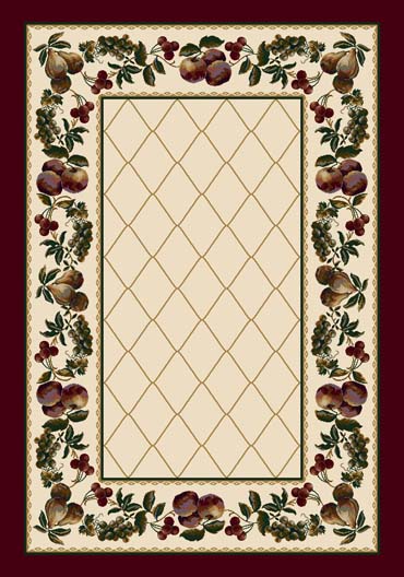 Milliken Fruit Medley 4539 Opal Garnet 2001