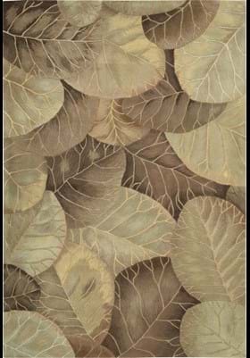 Nourison TS-12 Brown Green