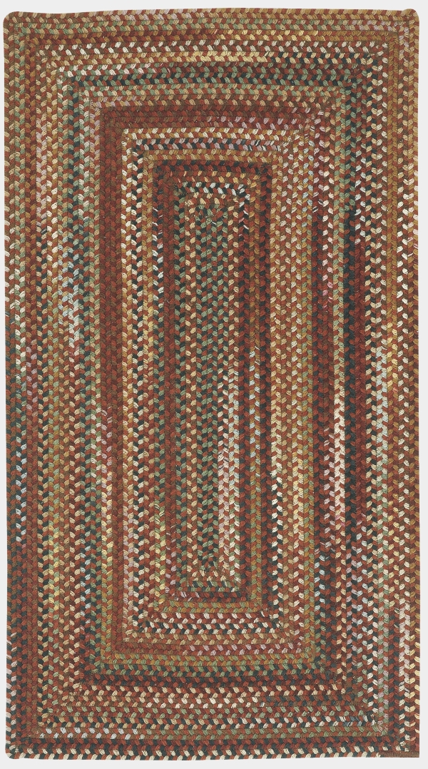 Capel Bangor Cinnamon Concentric Rectangle