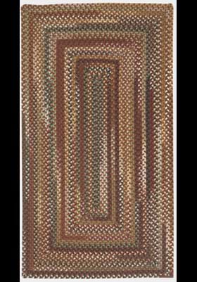 Capel Bangor Cinnamon Concentric Rectangle