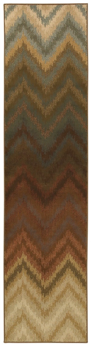 Oriental Weavers 3458A Brown Multi