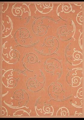 Safavieh CY7108-21A7 Terracotta Cream