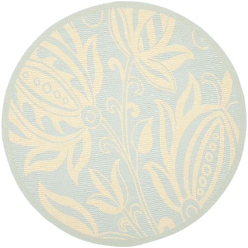 Safavieh CY6109-25 Aqua Cream