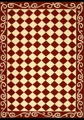 Safavieh HK711C Burgundy Ivory