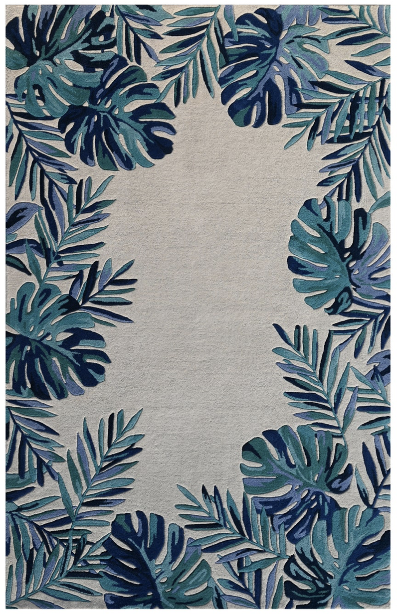 KAS 3004 Ivory Blue Tropics