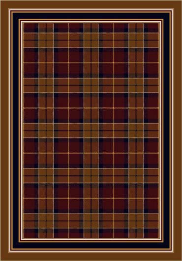 Milliken Magee Plaid 8473 Garnet 10006