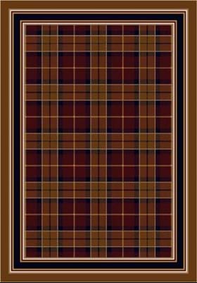 Milliken Magee Plaid 8473 Garnet 10006
