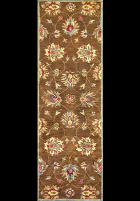 KAS Allover Kashan 6004 Coffee