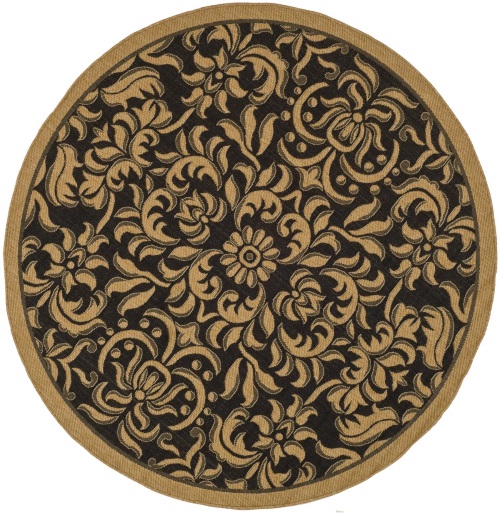 Safavieh CY6634-46 Black Natural