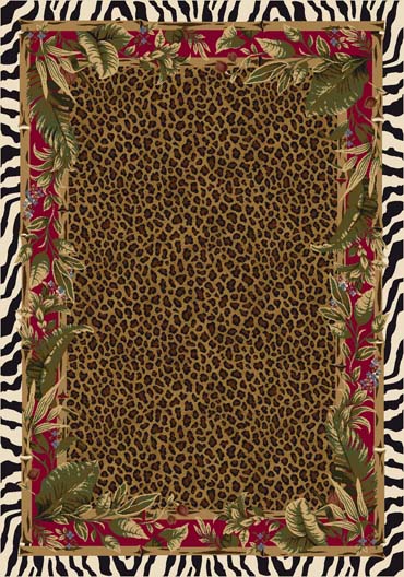 Milliken Jungle Safari 4559 Ruby 8000