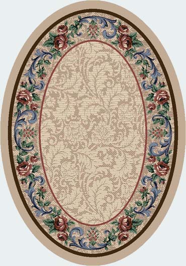 Milliken Rose Damask 7324 Pearl Mist 1000