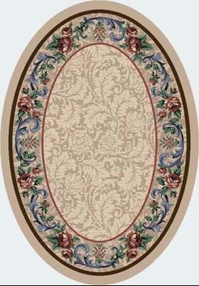 Milliken Rose Damask 7324 Pearl Mist 1000