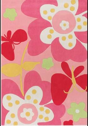 Surya CHI-1007 Hot Pink Yellow