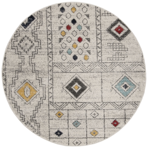 Safavieh ADR205F Light Gray Red