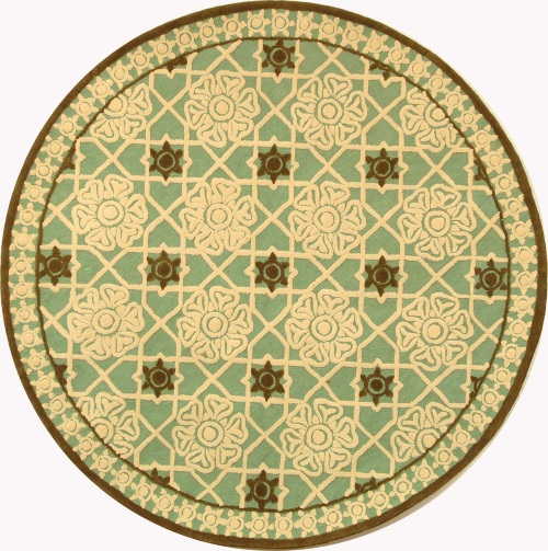 Safavieh NPT423B Teal Ivory