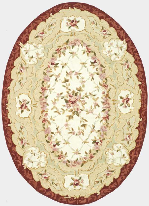 Safavieh HK73A Ivory Burgundy