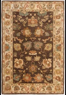 Safavieh BRG136B Brown Ivory