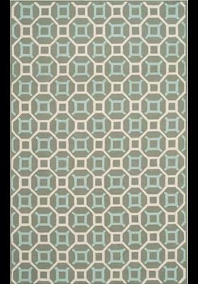 Safavieh NPT439E Aquamarine White