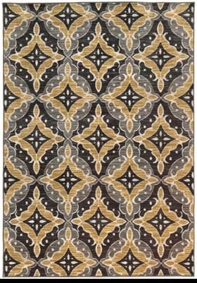 Oriental Weavers 46181 Charcoal Gold