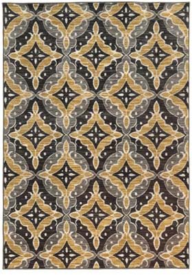 Oriental Weavers 46181 Charcoal Gold