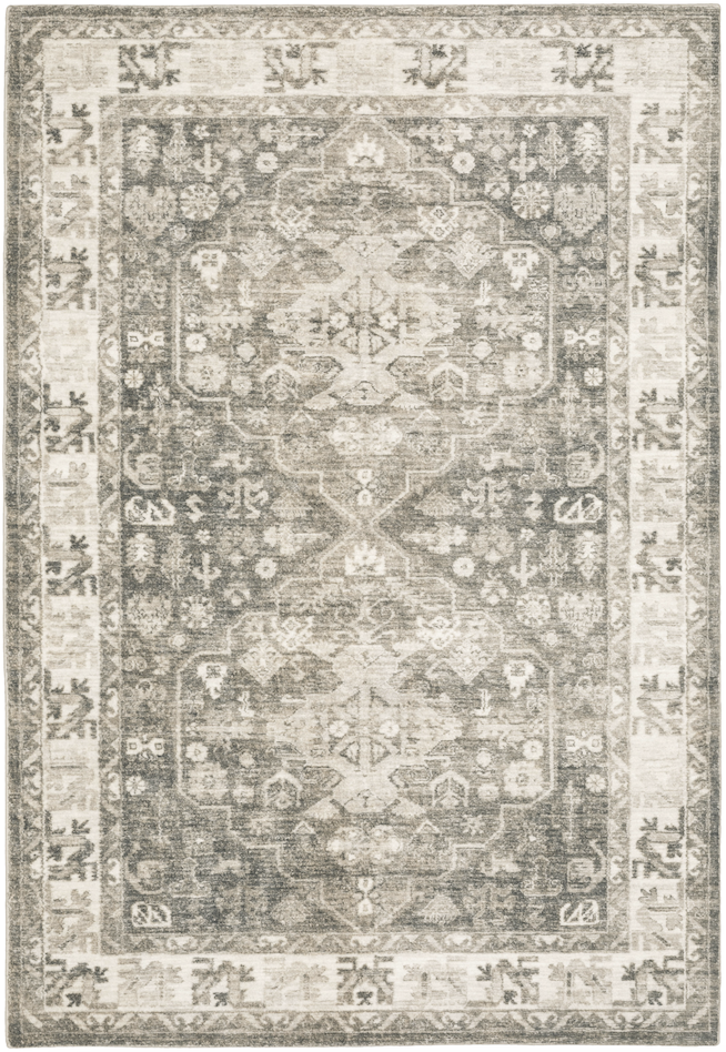 Oriental Weavers 28105 Charcoal Ivory