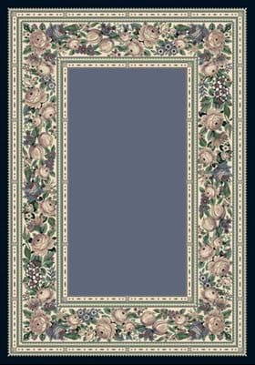 Milliken English Floral 4500 Lapis 7000